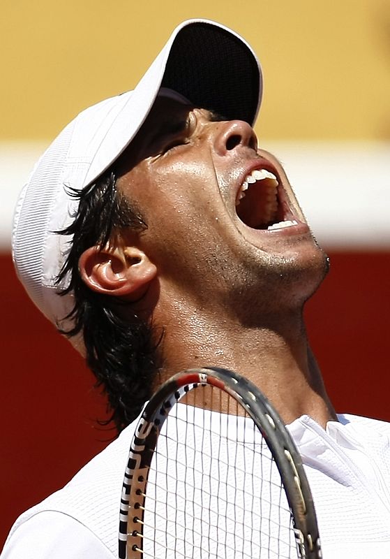 El tenista español Fernando Verdasco celebra el triunfo en el torneo de New Haven.