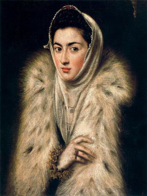 "La dama del armiño" de El Greco