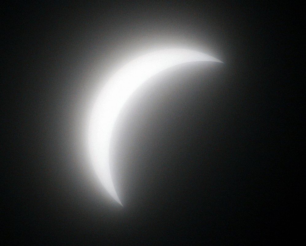 Paso del eclipse por Hiroshima (Japón)