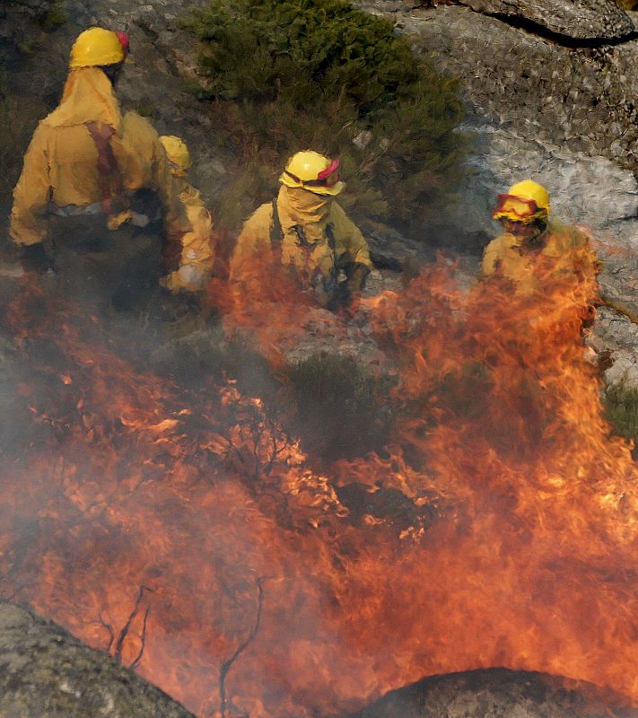 Incendio en la provincia de Ávila