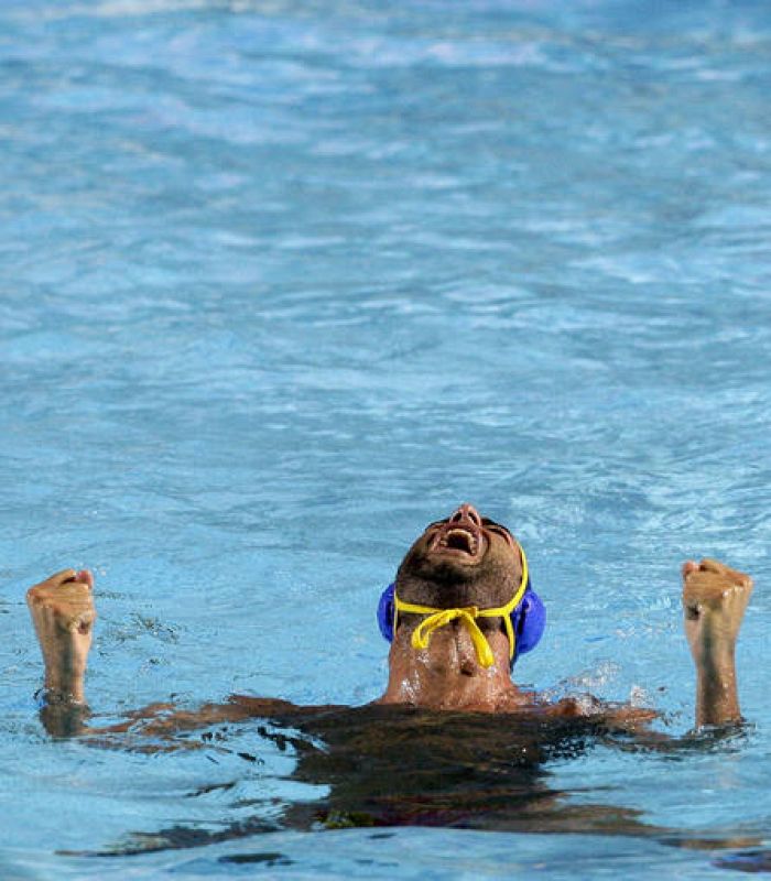 El gran Xavi Garcia. El jugador español Xavier García anotó cinco goles durante el periodo reglamentario y fue el "alma mater" del equipo durante el partido contra Serbia. 