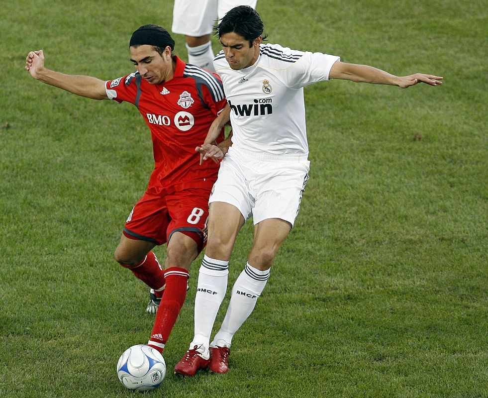 El brasileño Kaká durante un partido de la pretemporada en Toronto.