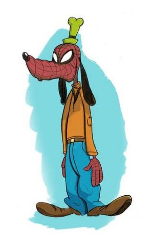 El perro que habla de Disney tendría este aspecto si en un futuro decide convertirse en el nuevo Hombre Araña.