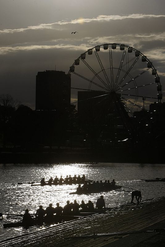 Río Yarra, en Melbourne