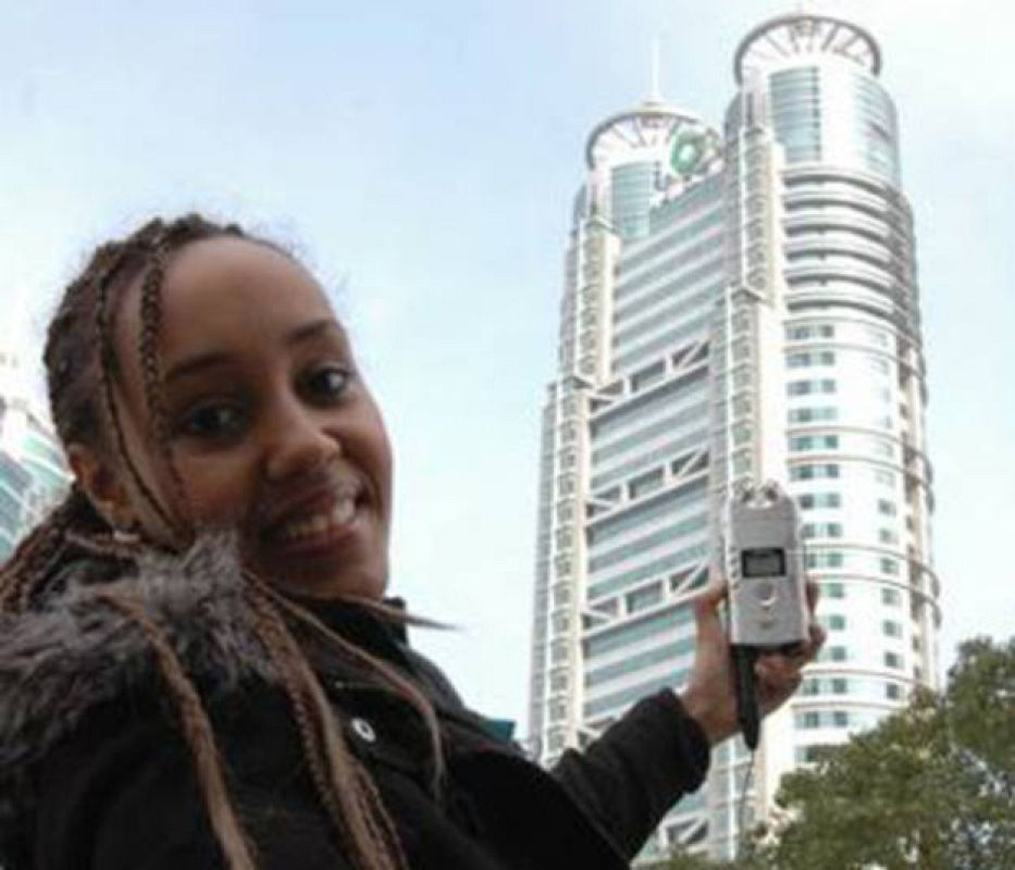 Lucía Mbomio.Reportera Españoles en el Mundo