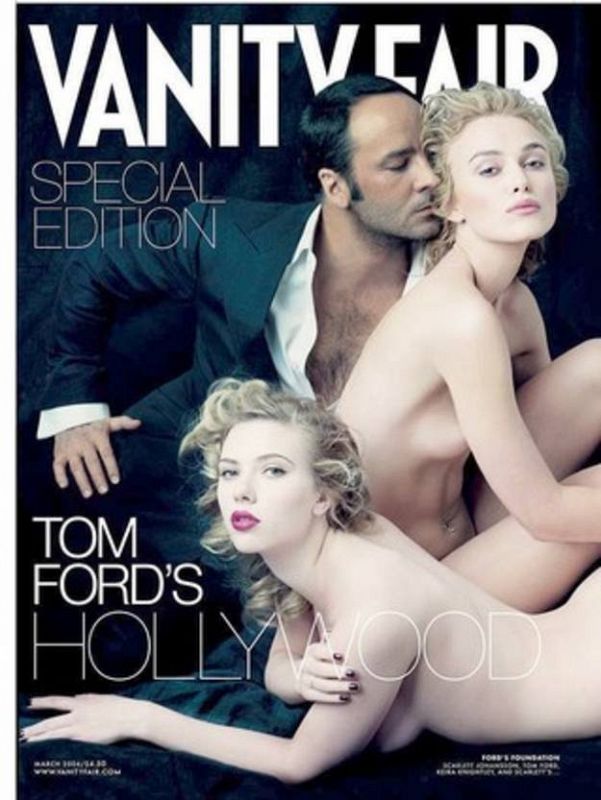 Knightley, Ford y Johansson en 'Vanity Fair'