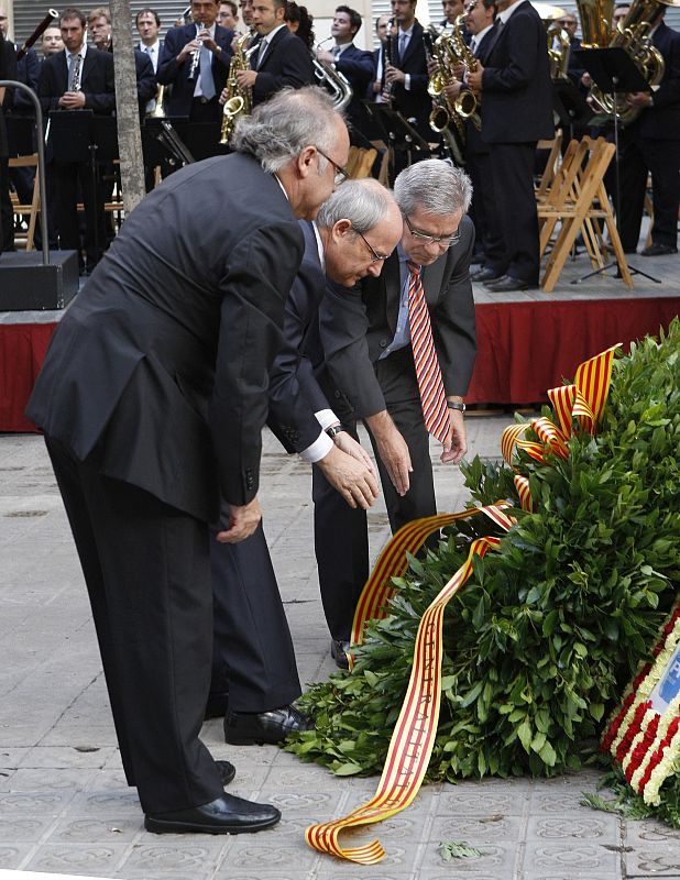 Ofrenda floral de la Diada