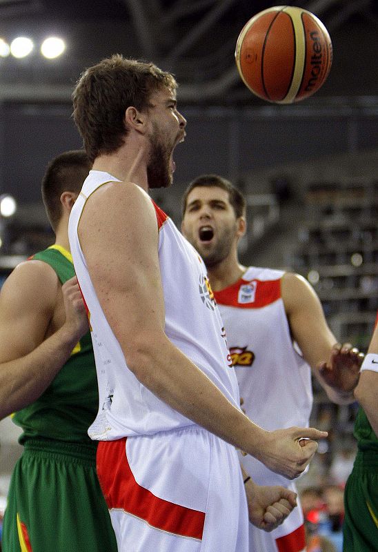 Un parcial de 14-0 en el segundo cuarto ha vuelto a poner a España al frente del marcador.