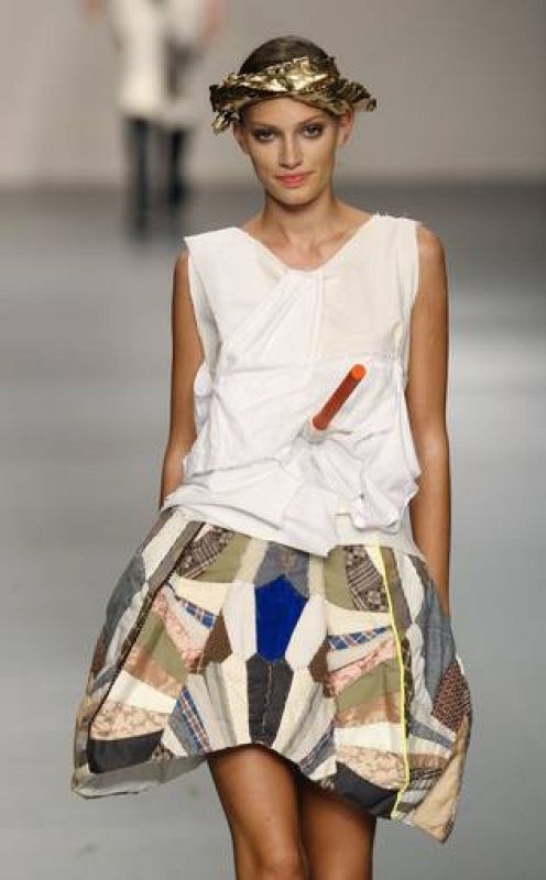 Modelo de Valdnad en CIbeles Madrid Fashion Week 09