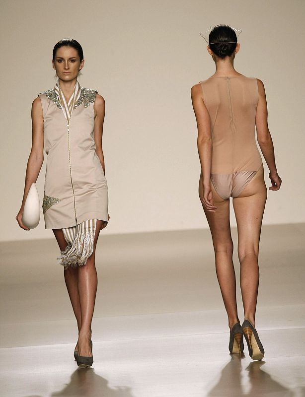 Modelo de Andreallosa en Cibeles Madrid Fashion Week 2009