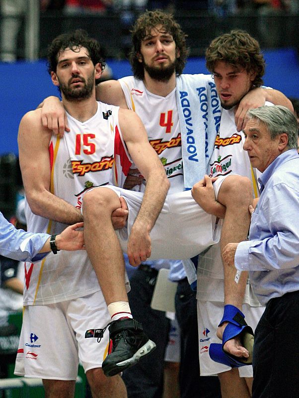 En las semifinales del Mundial ante Argentina se lesionó la estrella de la selección Pau Gasol