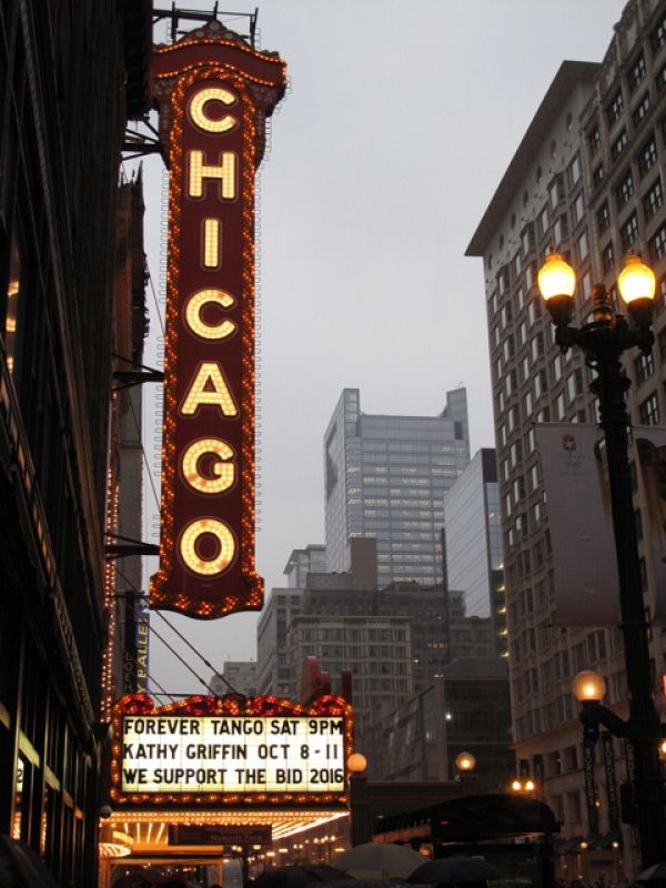 Teatro en el centro de Chicago