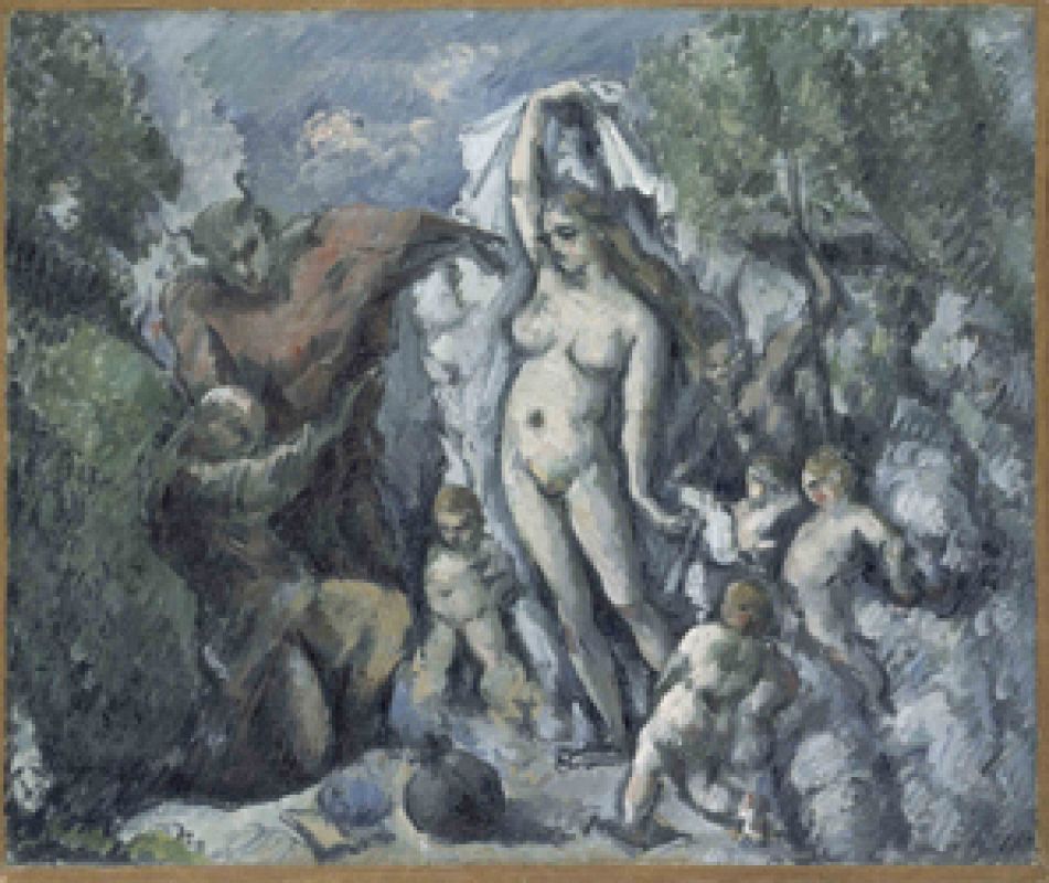 Paul Cezanne. "La tentación de San Antonio", c. 1877