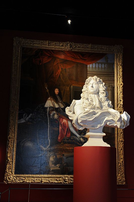 View of the exhibition "Louis XIV, the Man and the King" at the Versailles castle, west of Paris
