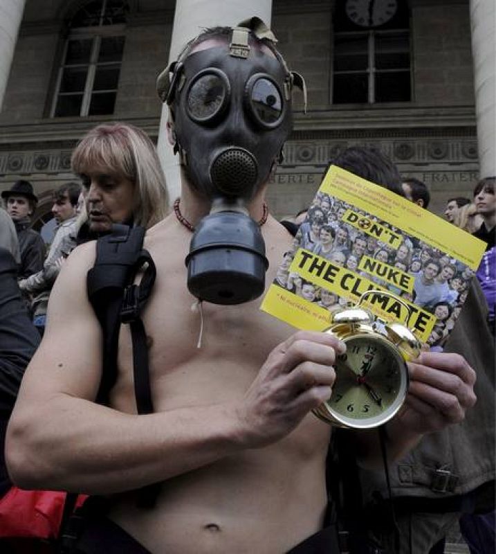 MANIFESTACIÓN DE CARA A LA CELEBRACIÓN DE LA CONFERENCIA SOBRE EL CLIMA DE COPENHAGUE