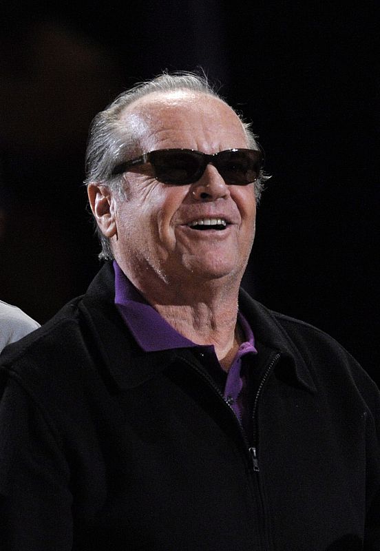 Jack Nicholson es un asiduo de los partidos de los Lakers.