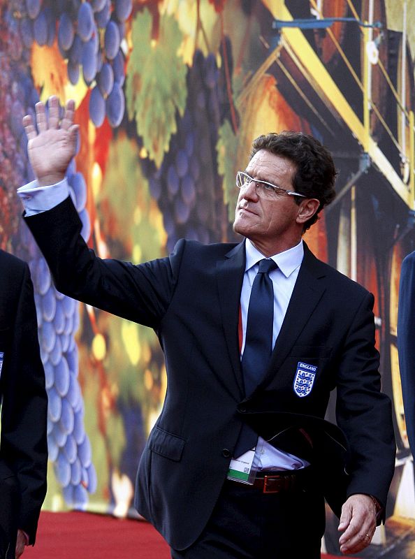 El seleccionador de Inglaterra, Fabio Capello, también ha estado presente en la ceremonia.