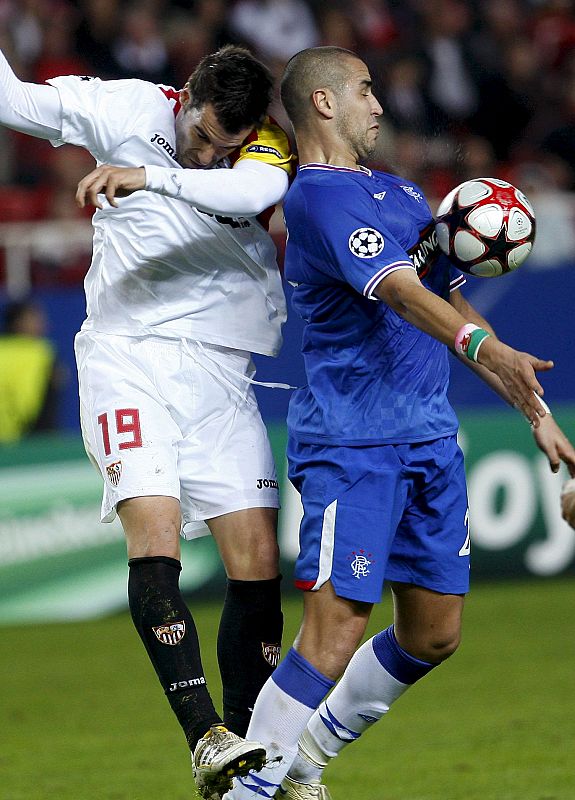 Álvaro Negredo lo intentó en la segunda parte, pero no tuvo suerte ante la meta.