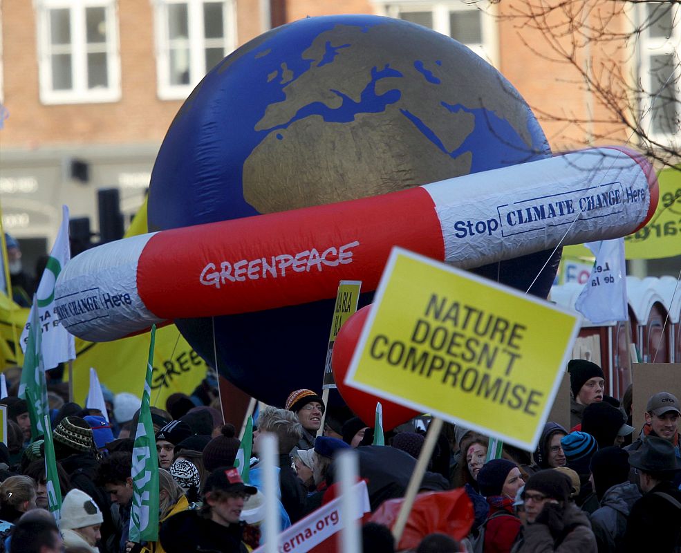 MANIFESTACIÓN CONTRA EL CAMBIO CLIMÁTICO