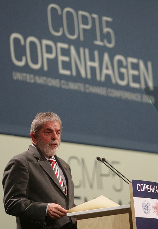 El presidente de Brasil, Luiz Inácio Lula da Silva, ha centrado su intervención en la Cumbre del Cambio Climático de Copenhague en defender el Protocolo de Kioto.