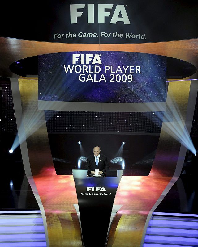 El presidente de la FIFA, Joseph Blatter, fue el encargado principal de conducir la gala.