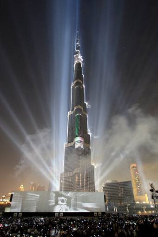 CEREMONIA DE INAUGURACION DE LA "BURJ DUBÁI", LA TORRE MÁS ALTA DEL MUNDO,