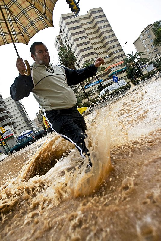 TEMPORAL LLUVIA EN MÁLAGA