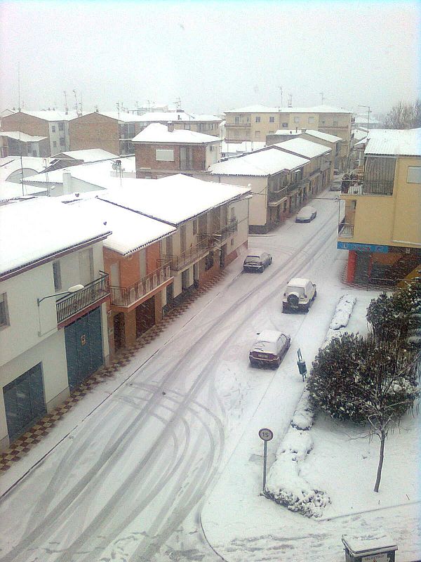 Día de nieve en Alcalá la Real (Jaén)