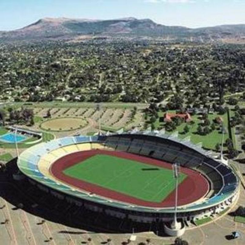 El nombre del estadio deriva del pueblo Bafokeng, que vive en esta región y cuya importancia radica en las minas de platino.