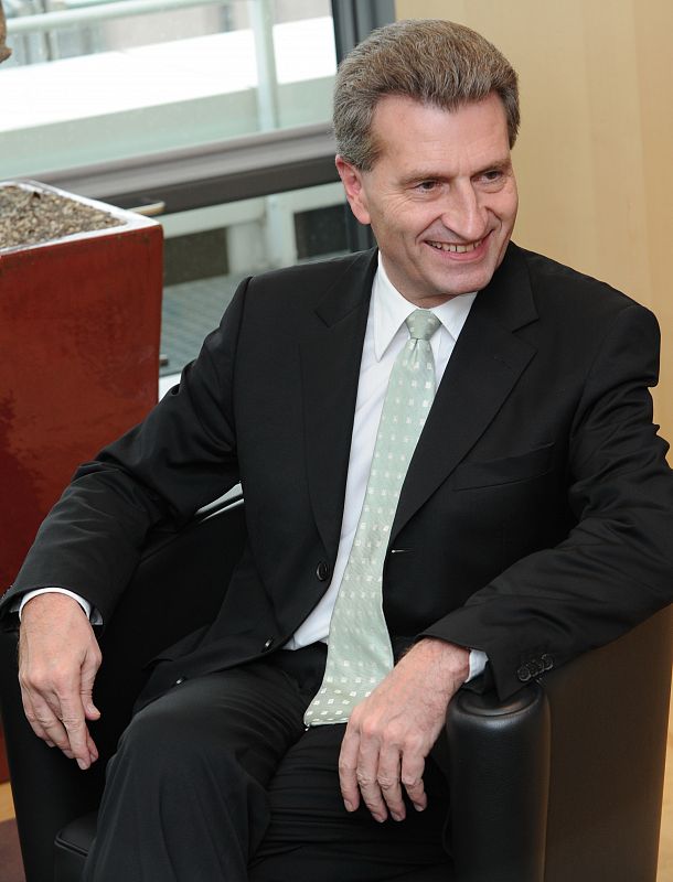 Günther Oettinger, Comisario de Energía.