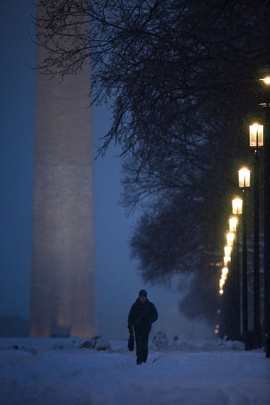 NUEVAS TORMENTAS DE NIEVE SOBRE WASHINGTON, DC, (EEUU)