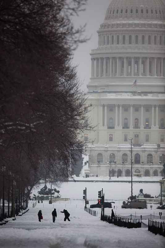 NUEVAS TORMENTAS DE NIEVE SOBRE WASHINGTON, DC, (EEUU)