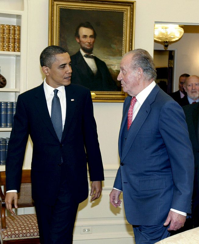 EL PRESIDENTE DE EEUU, BARACK OBAMA, RECIBE EN LA CASA BLANCA AL REY DE ESPAÑA