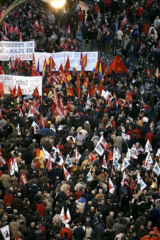 Manifestaciones contra el "pensionazo"