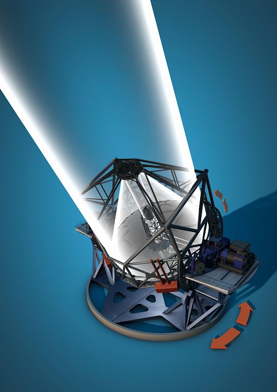 Con su espejo principal de un tamaño de 42 metros de diámetro, éste será el telescopio más grande que observe en luz visible.
