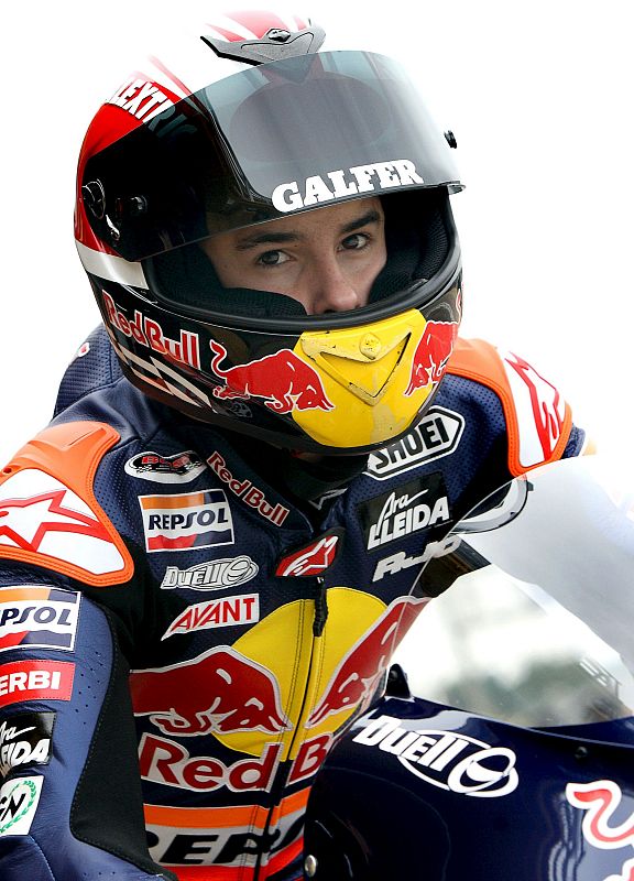 El piloto de 125 cc Marc Márquez quiere seguir progresando en la categoría del cuarto de litro.