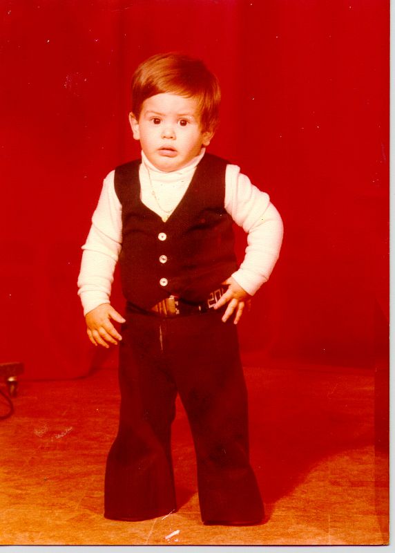 José, el mayor de los hermanos Muñoz, en el año 1980