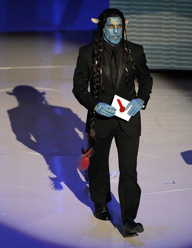 Ben Stiller takes the stage to present the award for best makeup during the 82nd Academy Awards in Hollywood