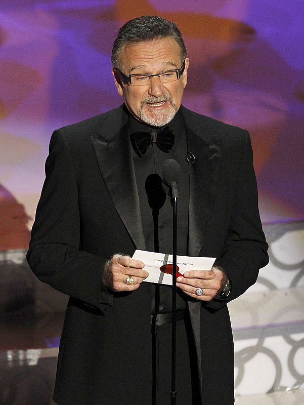 Comedian Robin Williams presents an award during the 82nd Academy Awards in Hollywood