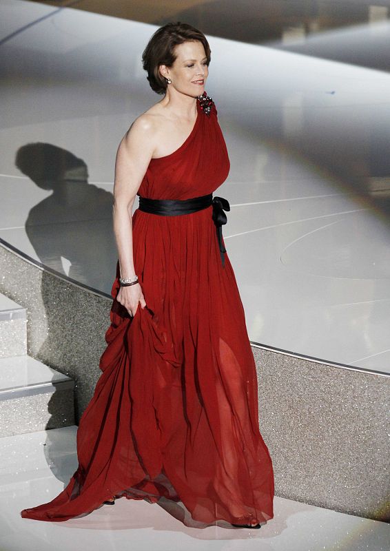 Presenter Weaver takes the stage during the 82nd Academy Awards in Hollywood