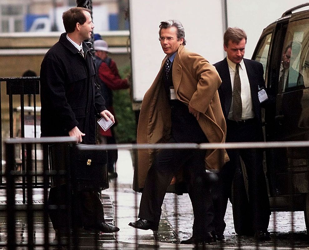 SPANISH JUDGE GARZON ARRIVES AT HOUSE OF LORDS.