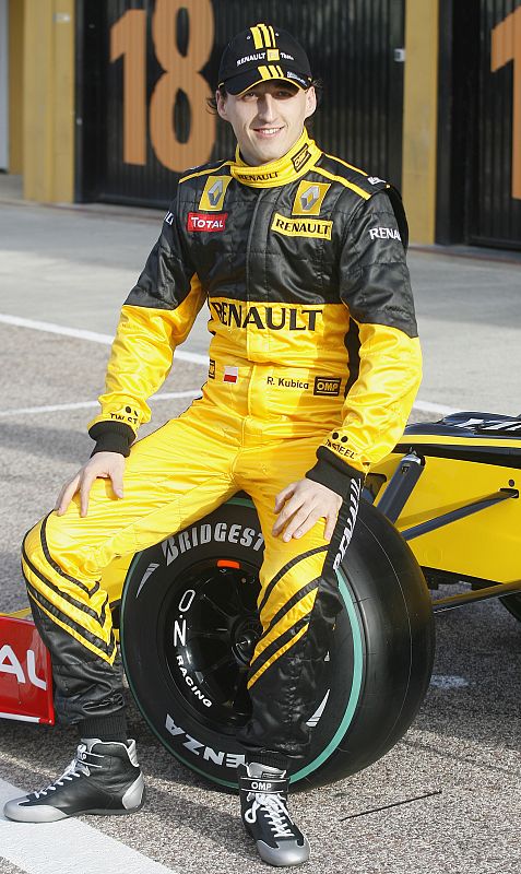 El polaco Robert Kubica sustituye esta temporada en Renault a Fernando Alonso. Se ha convertido en la gran esperanza del equipo francés.