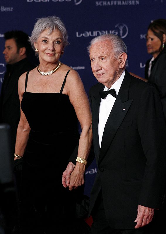 La actividad de Samaranch no se frenó por su salida de la presidencia del COI, como en la entrega de los Premios Laureus.