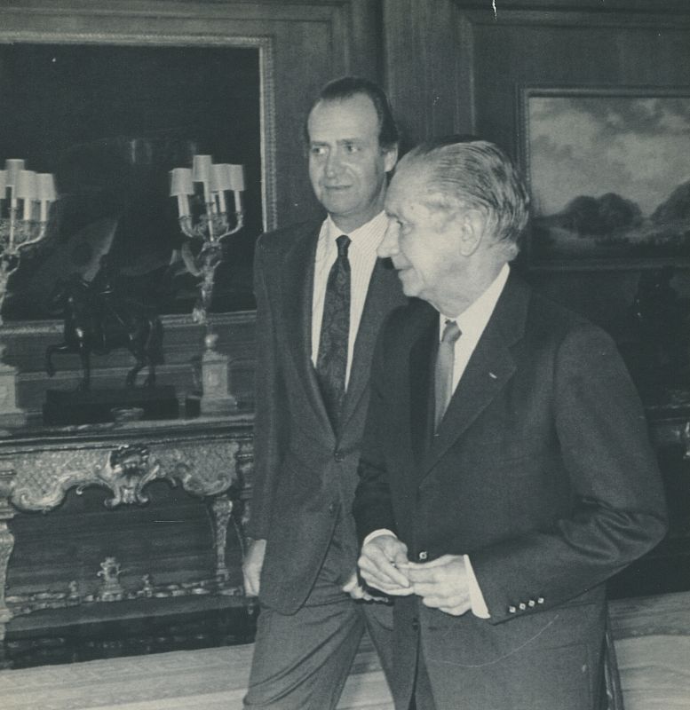 La relación entre Samaranch y el rey Juan Carlos siempre fue muy fluida.