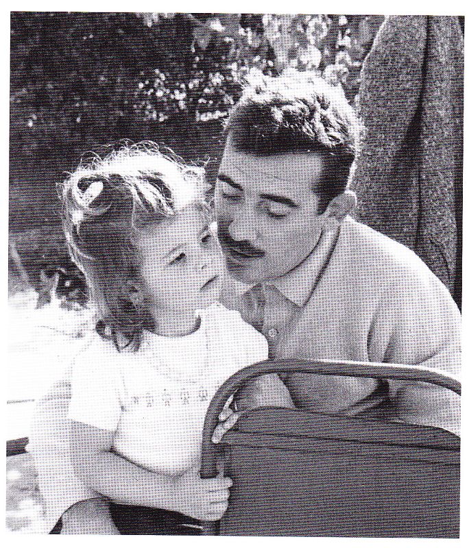 Natalia y su padre, el actor Fernando Guillén, en los años 60