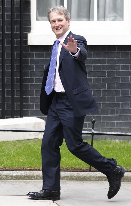 Secretary of State for Northern Ireland Paterson arrives at the 10 Downing Street official residence of Britain's Prime Minister Cameron in London