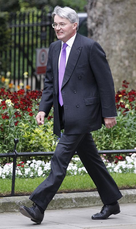 Mitchell MP arrives at the 10 Downing Street official residence of Britain's Prime Minister Cameron in London