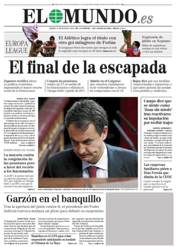 'El Mundo': "El final de la escapada"