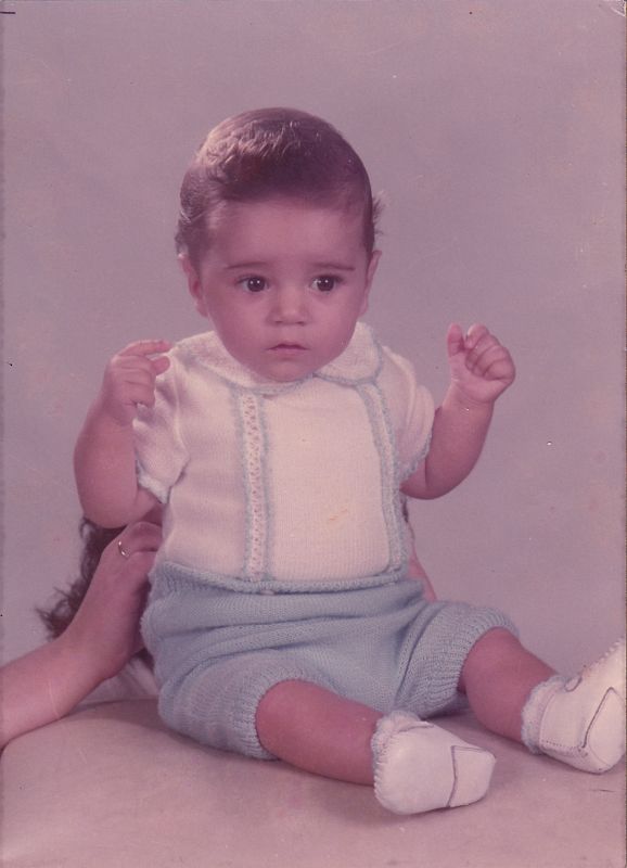 David Bustamante de pequeñito.