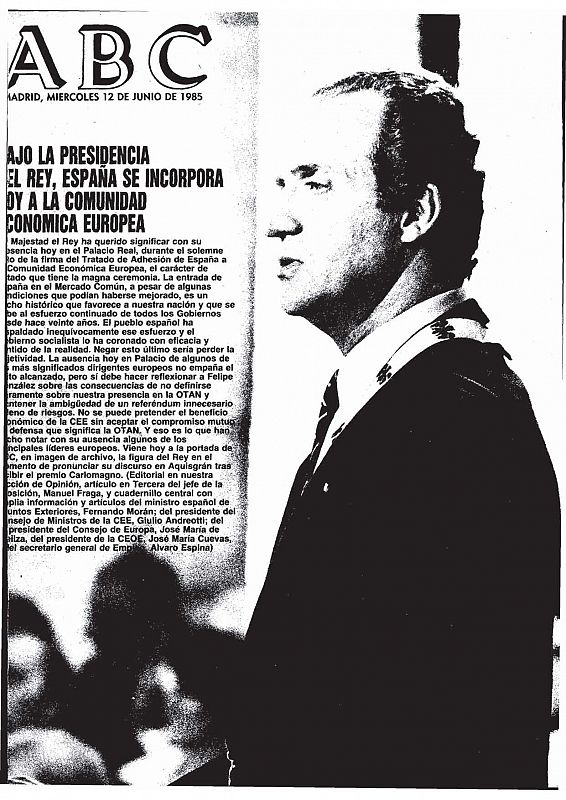 Portada de ABC del 12 de junio de 1985